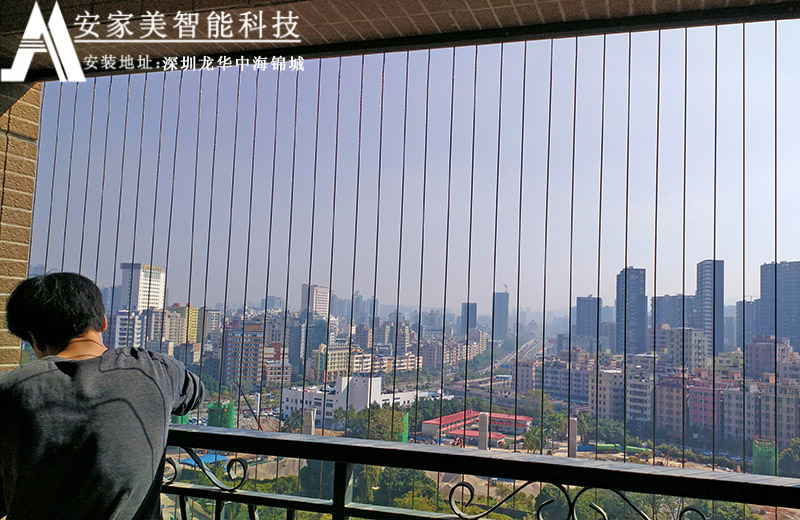 深圳龍華隱形網案例